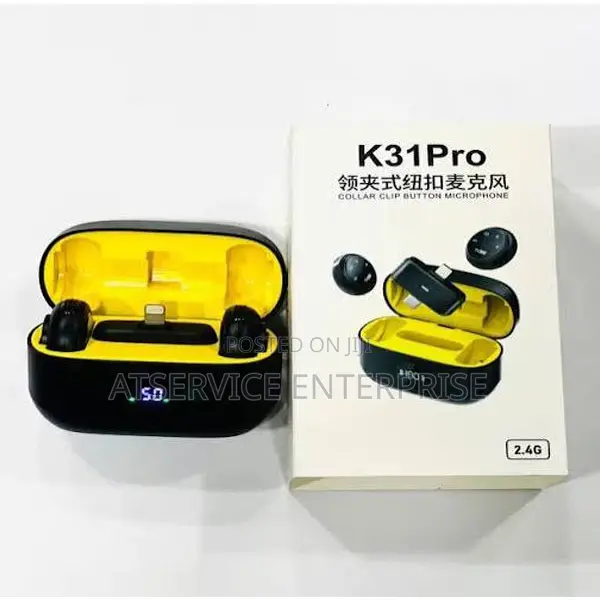 Best K31 Pro Wireless Lavalier Microphone for Interviews
