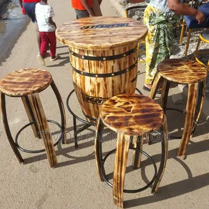 Restaurant and Catering Barrel Chairs and Table