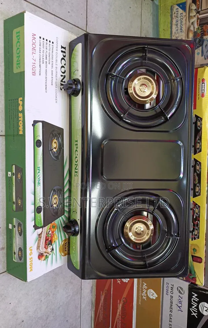 Ipcone Stainless (Black) -2 Burner