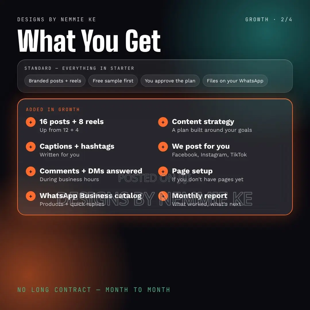 Social Media Management - We Post, Write & Reply for You