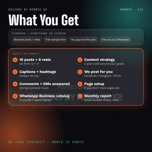 Social Media Management - We Post, Write & Reply for You