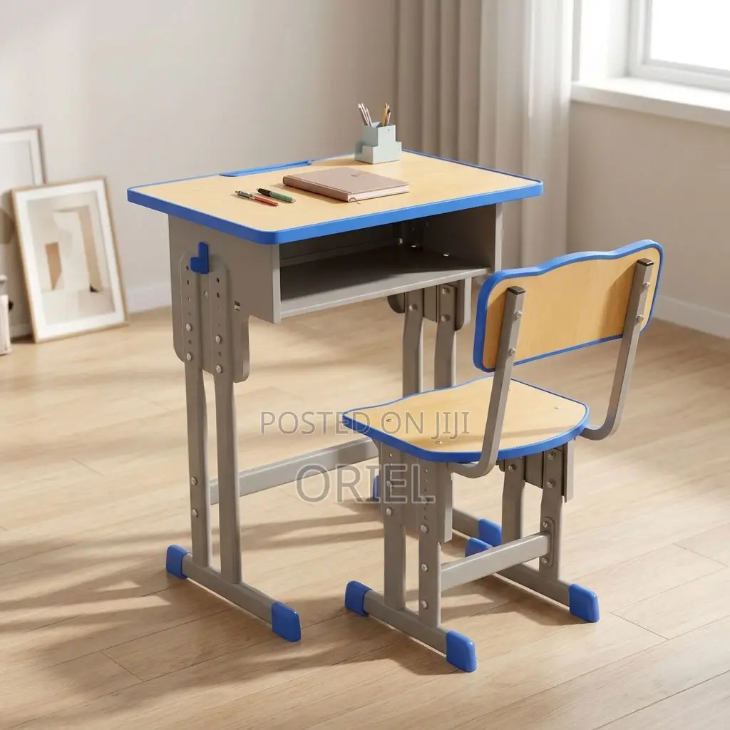 Kids Study Set : Kids Study Table and Seat With Adjustable Height