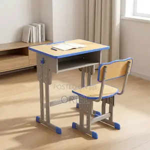 Kids Study Set : Kids Study Table and Seat With Adjustable Height