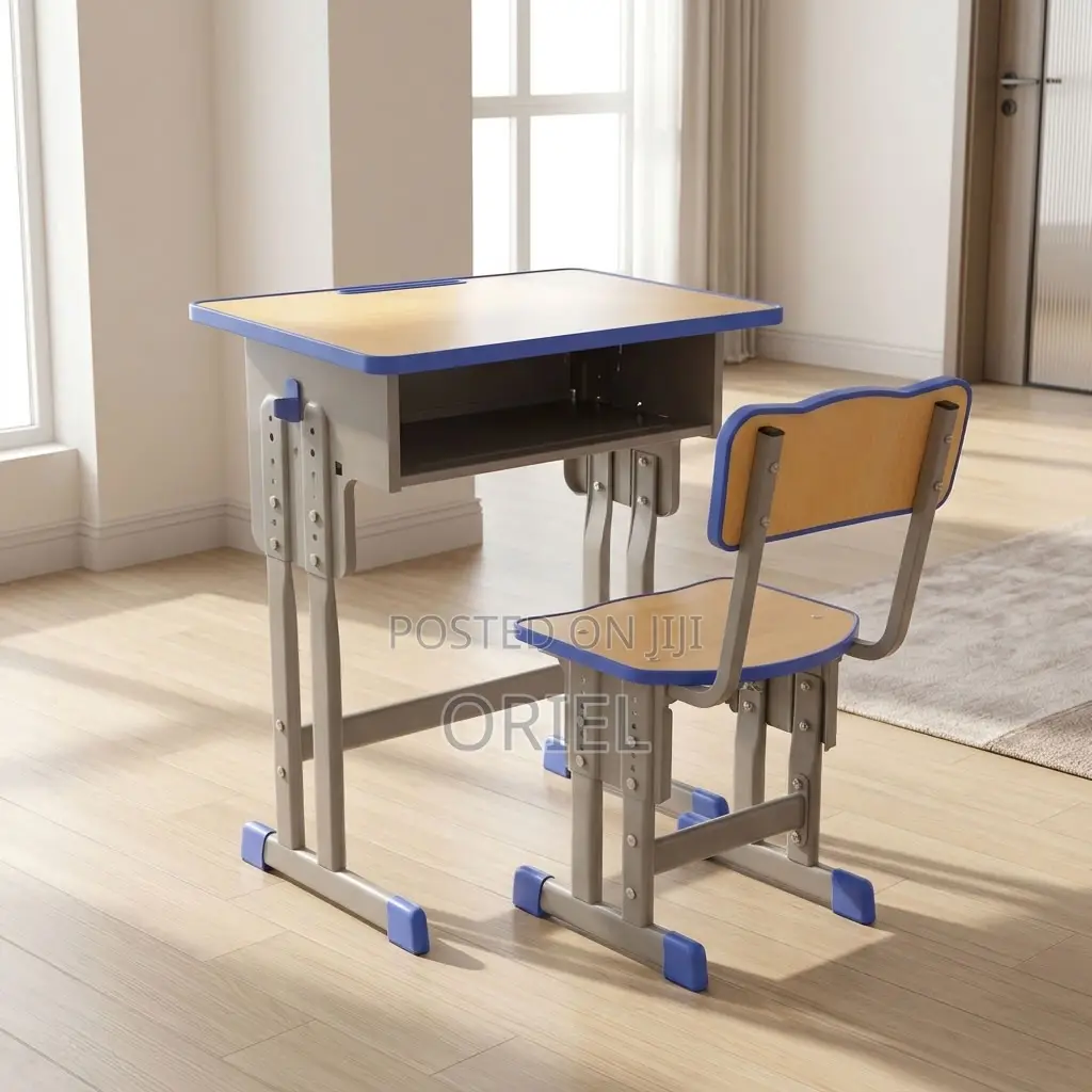 Kids Study Set : Kids Study Table and Seat With Adjustable Height