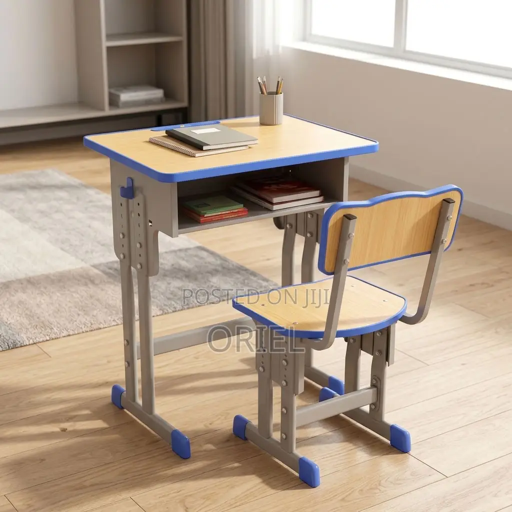 Kids Study Set : Kids Study Table and Seat With Adjustable Height