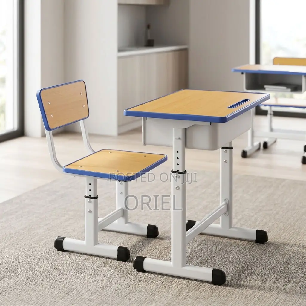 Kids Study Set : Kids Study Table and Seat With Adjustable Height
