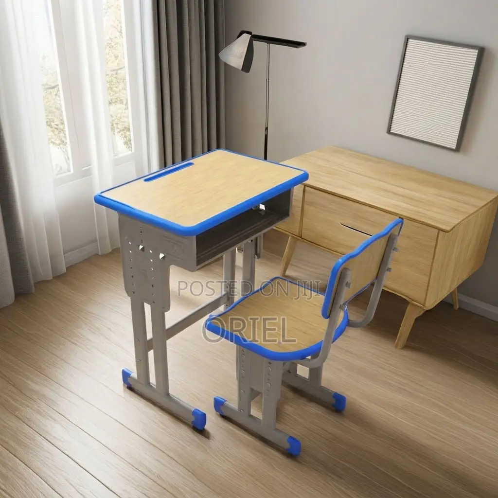 Kids Study Set : Kids Study Table and Seat With Adjustable Height