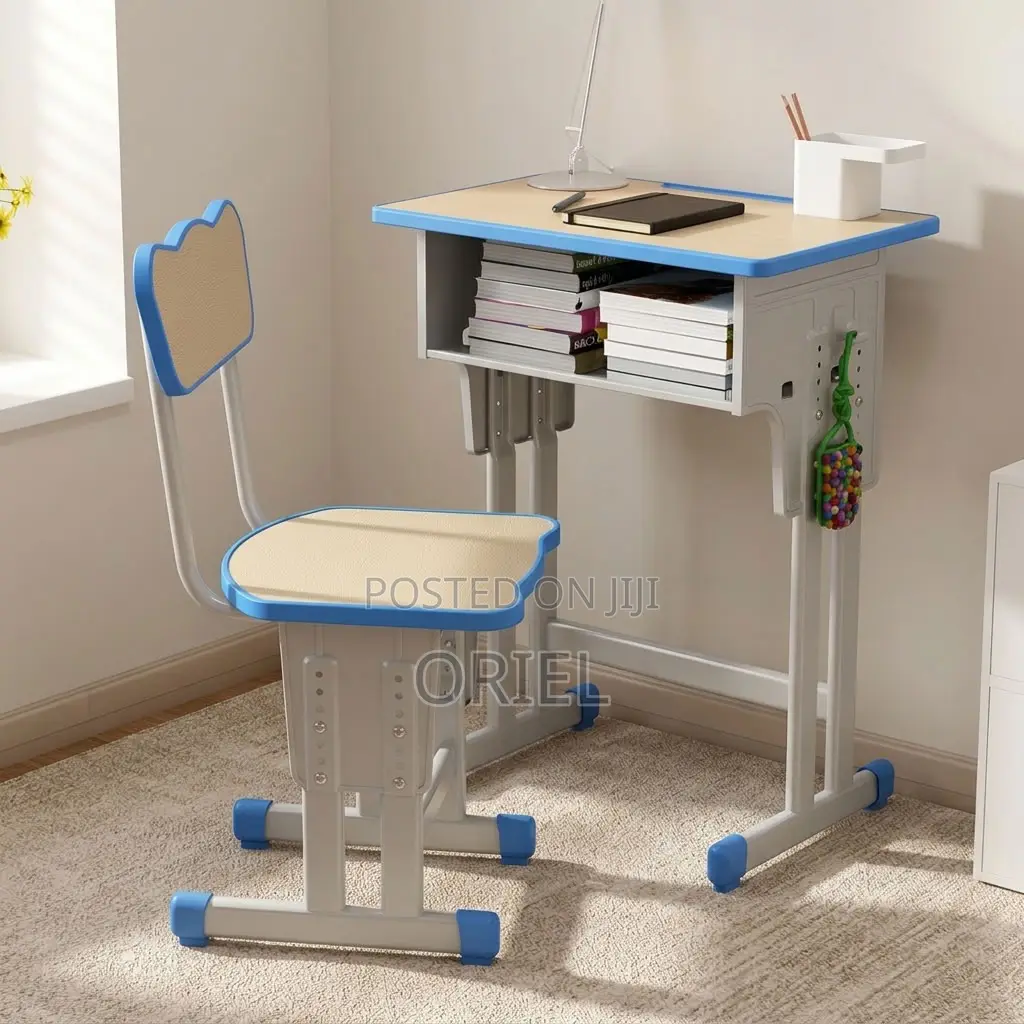 Kids Study Set : Kids Study Table and Seat With Adjustable Height