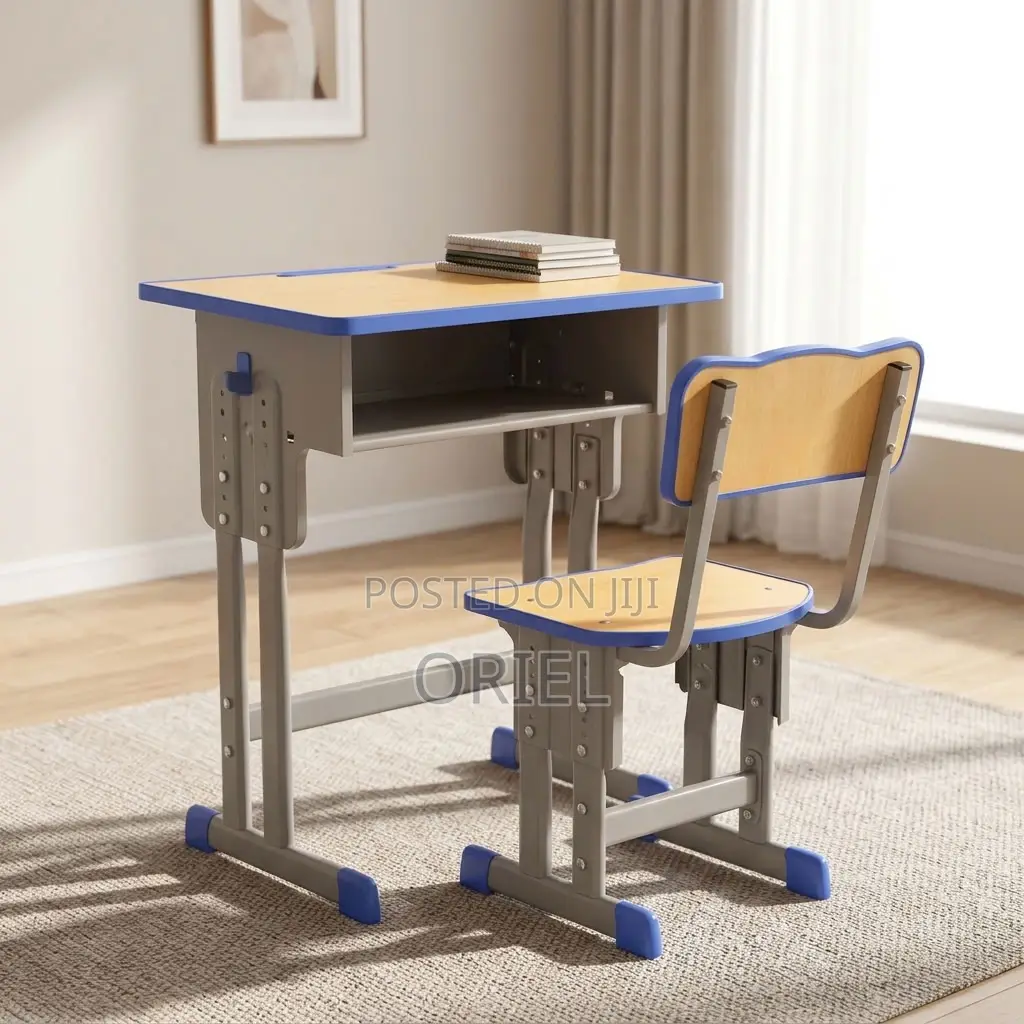 Kids Study Set : Kids Study Table and Seat With Adjustable Height