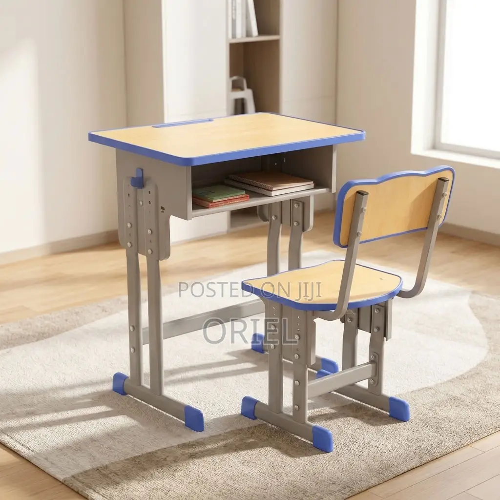 Kids Study Set : Kids Study Table and Seat With Adjustable Height
