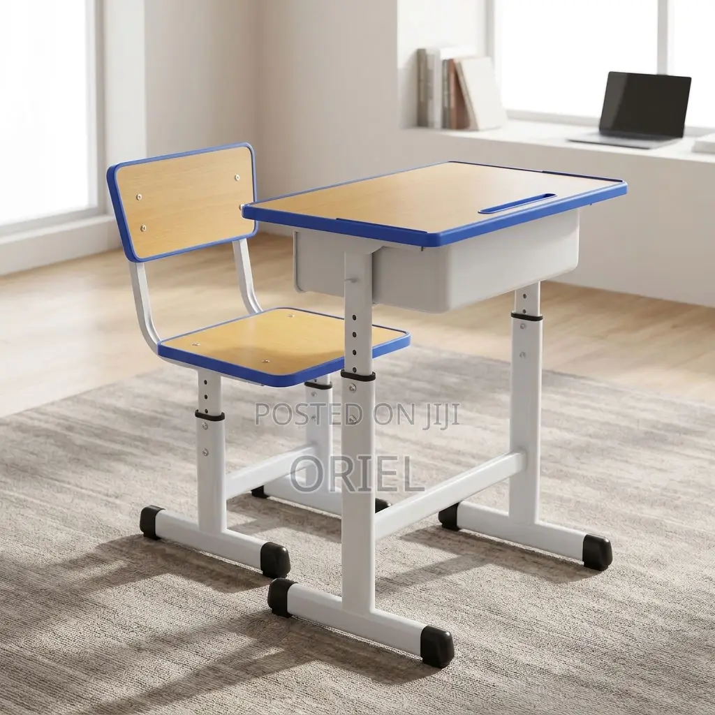 Kids Study Set : Kids Study Table and Seat With Adjustable Height
