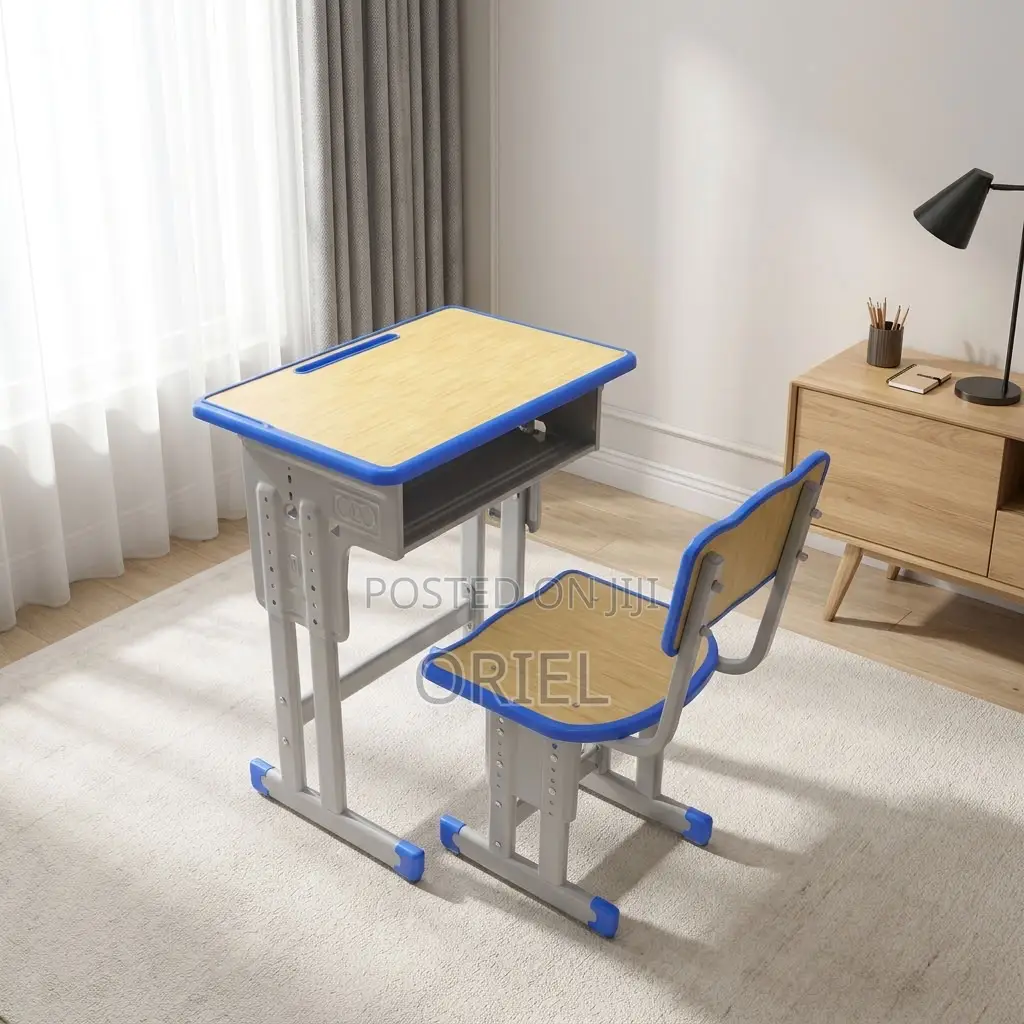 Kids Study Set : Kids Study Table and Seat With Adjustable Height