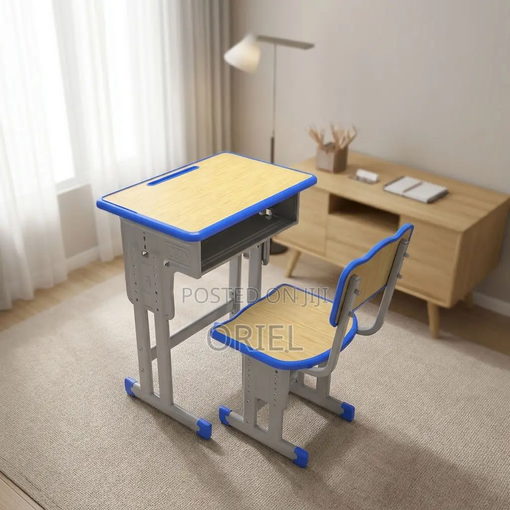 Kids Study Set : Kids Study Table and Seat With Adjustable Height