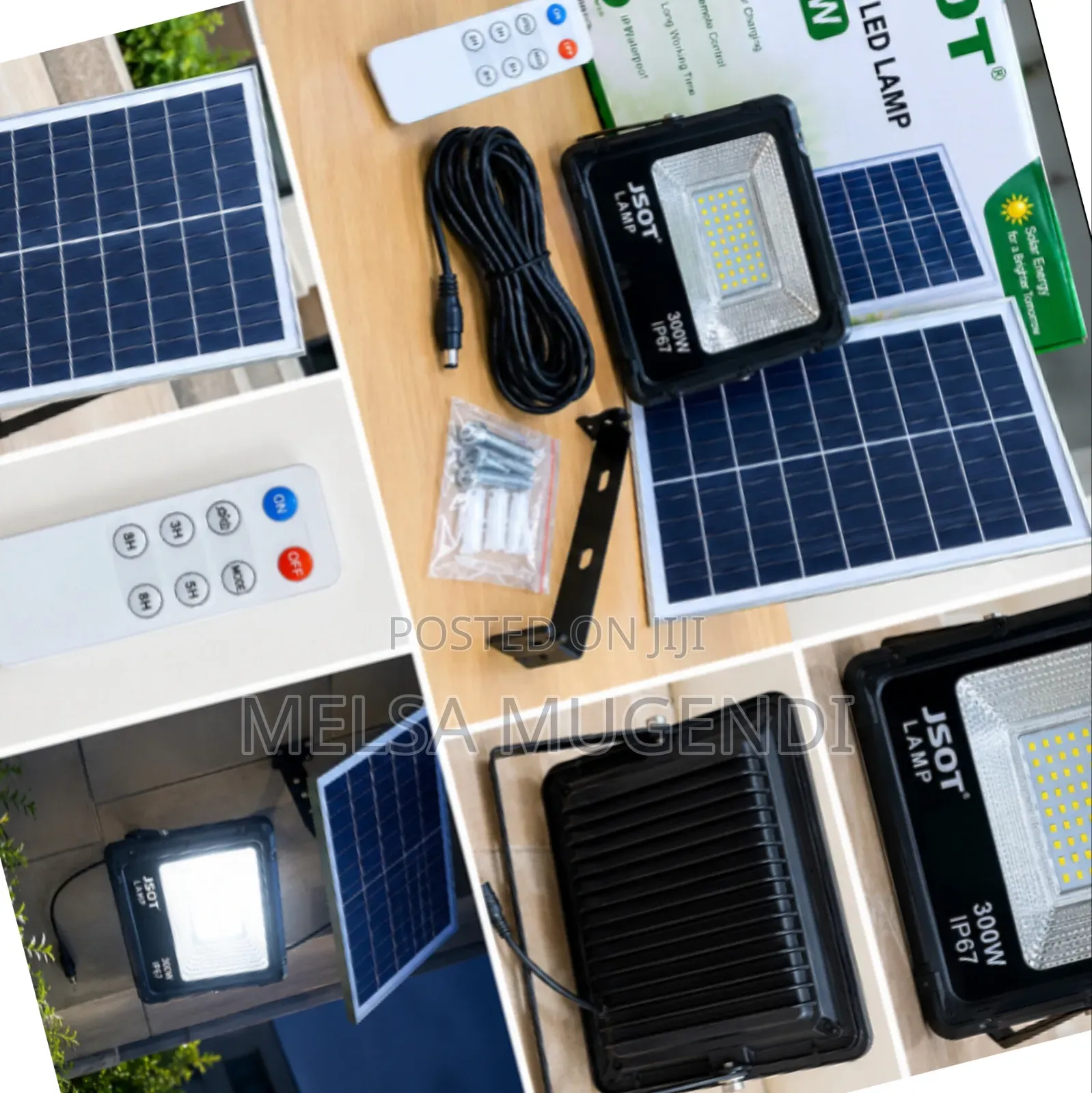 JSOT 300W Solar LED Lighting System