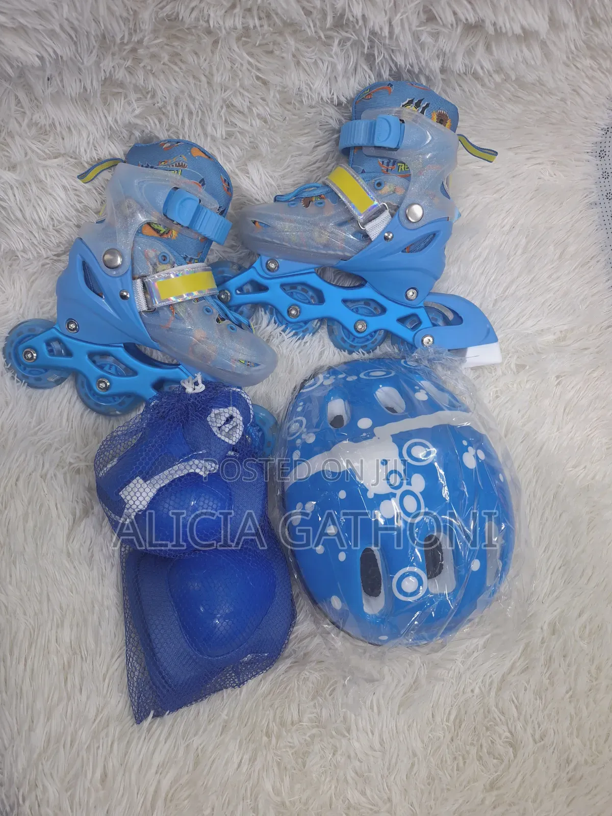 Blue High Quality Kids Skating Shoes