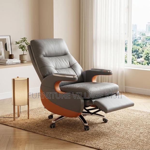 High -Back Leather CEO Executive Office Chair - thumbnail 8