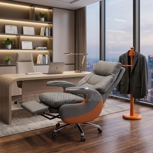 High -Back Leather CEO Executive Office Chair - thumbnail 10