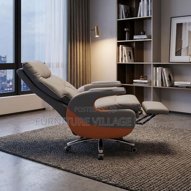 High -Back Leather CEO Executive Office Chair - thumbnail 11