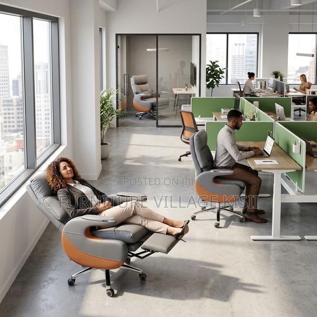 High -Back Leather CEO Executive Office Chair - thumbnail 12