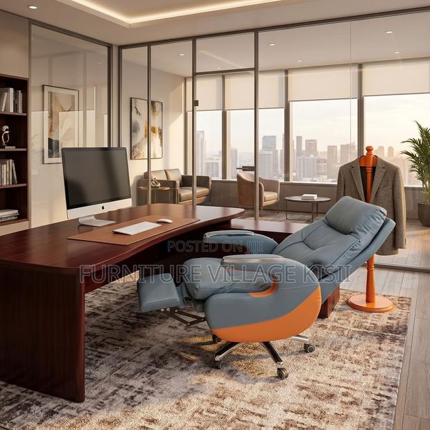 High -Back Leather CEO Executive Office Chair - thumbnail 13