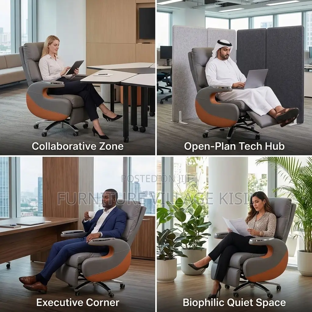High -Back Leather CEO Executive Office Chair