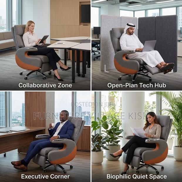 High -Back Leather CEO Executive Office Chair - thumbnail 15