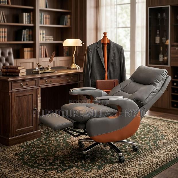 High -Back Leather CEO Executive Office Chair - thumbnail 16
