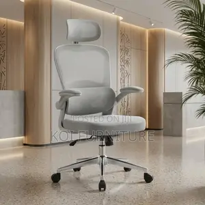 Orthopedic Office Chair | Recliner Fabric Chair With Flipping Arms
