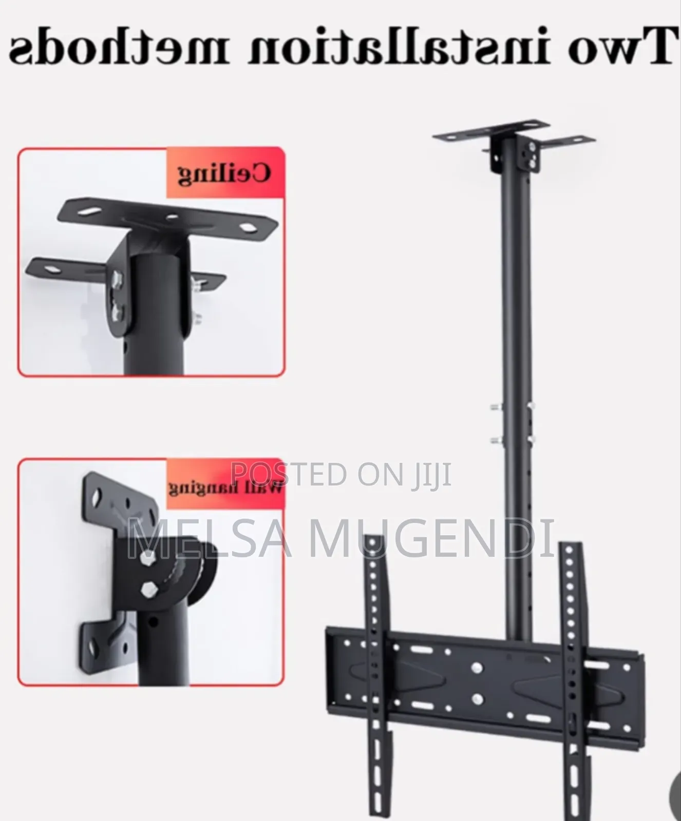 Universal Adjustable Ceiling TV Mount Bracket