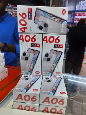 New Itel A06 32 GB Black