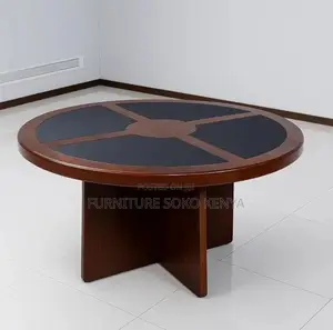 Executive Office Table : 4-Seater Round Conference Table