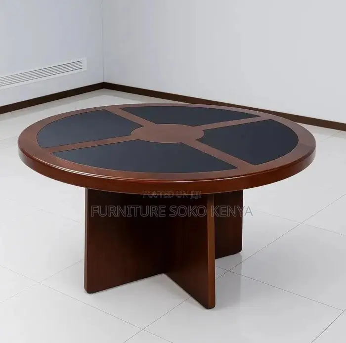 Executive Office Table : 4-Seater Round Conference Table
