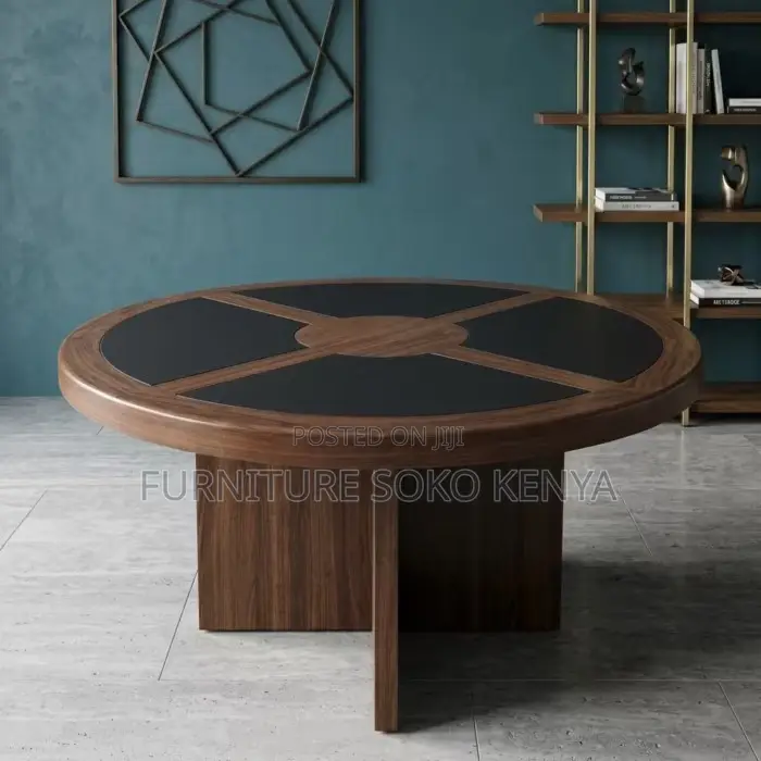 Executive Office Table : 4-Seater Round Conference Table