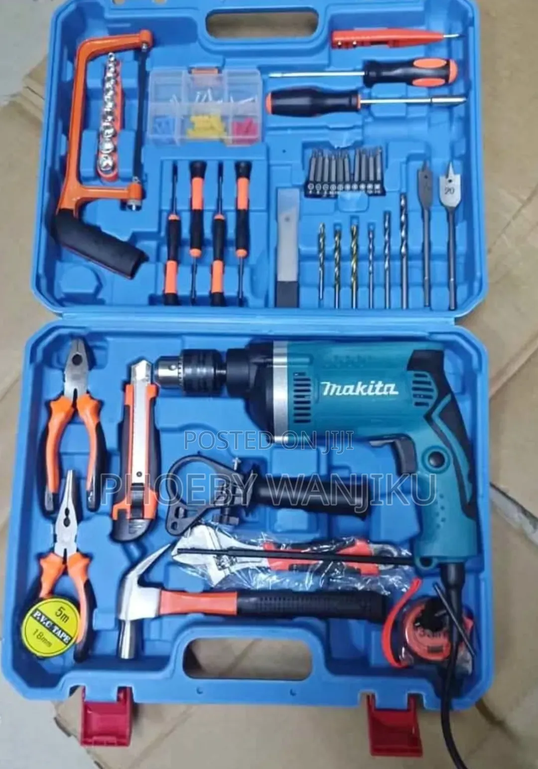 Makita Electric Drill Set With Accessories