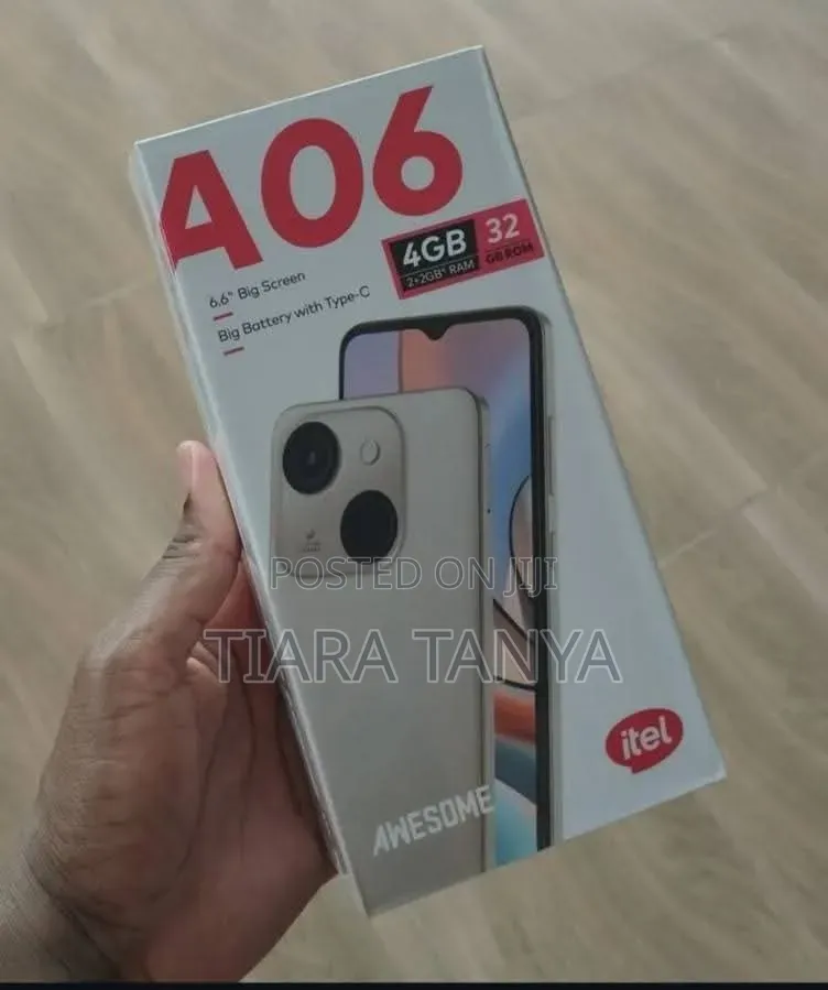 New Itel A06 32 GB Black