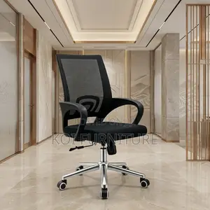 Secretarial Seats | Mid Backrest | Black Ergonomic Office Seat
