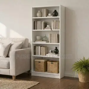 Custom Bookcase 5-Shelf Display