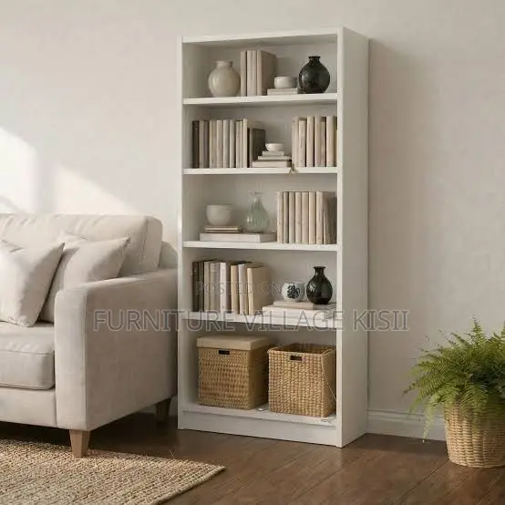 Custom Bookcase 5-Shelf Display