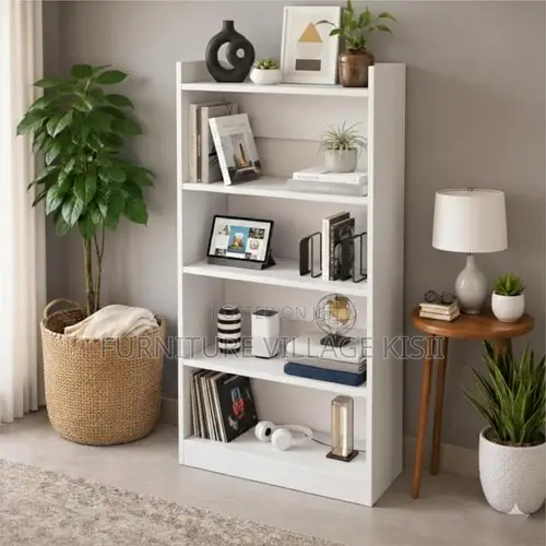 Custom Bookcase 5-Shelf Display