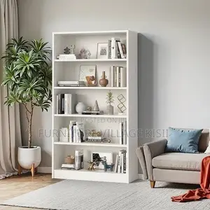 Custom Bookcase 5-Shelf Display
