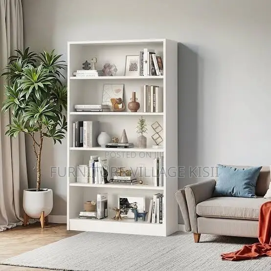 Custom Bookcase 5-Shelf Display