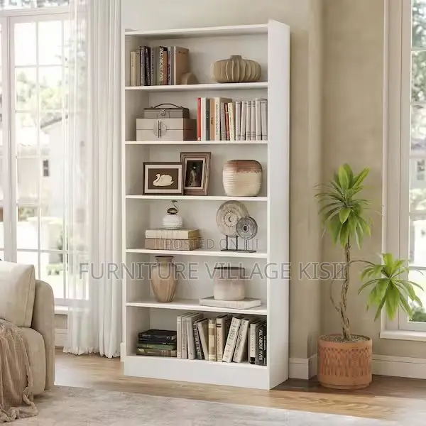 Custom Bookcase 5-Shelf Display