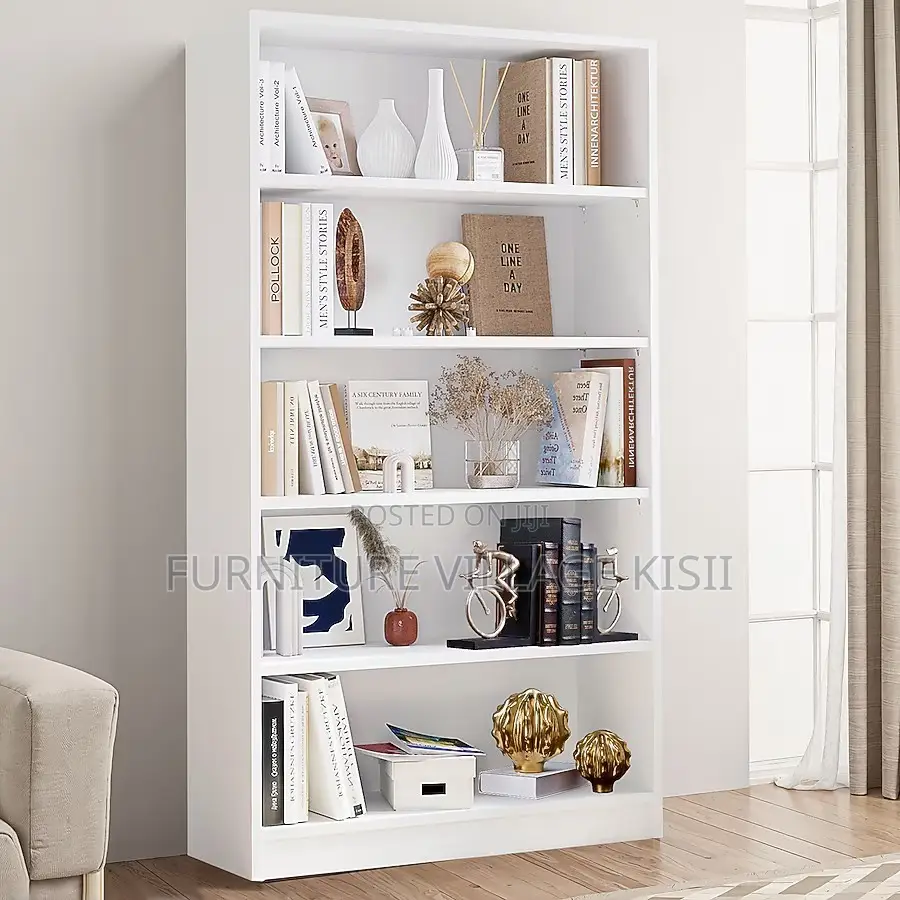 Custom Bookcase 5-Shelf Display