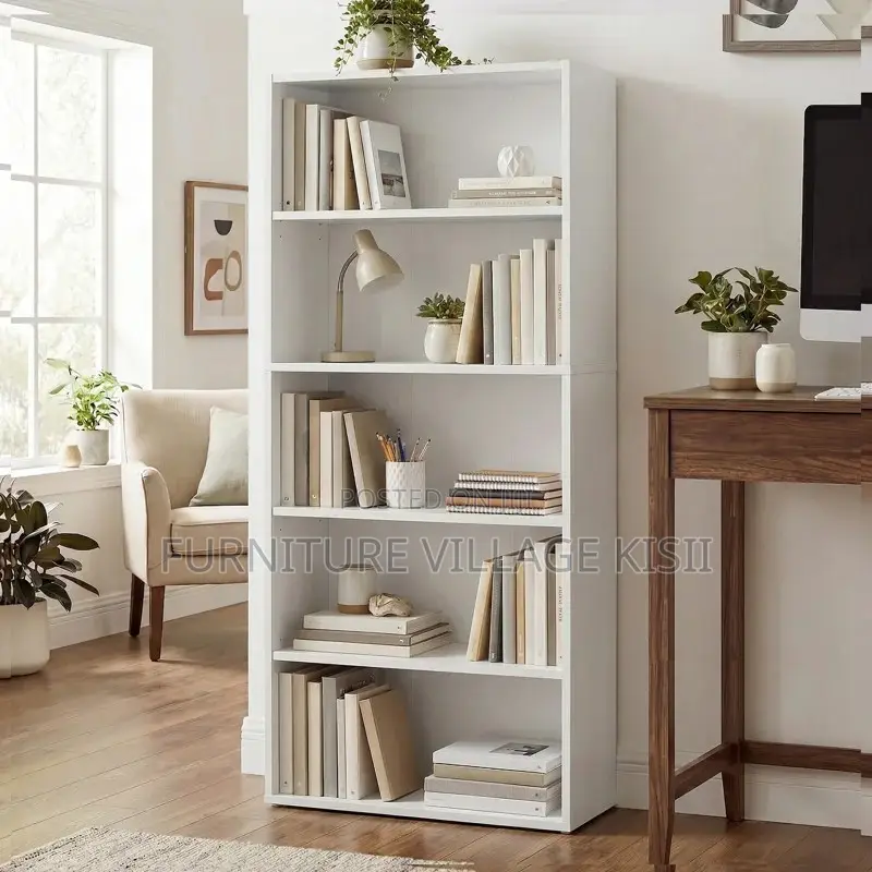 Custom Bookcase 5-Shelf Display