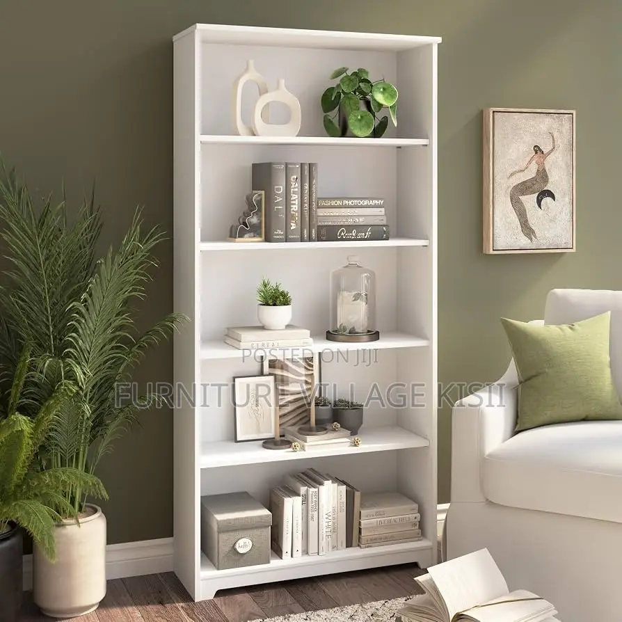 Custom Bookcase 5-Shelf Display