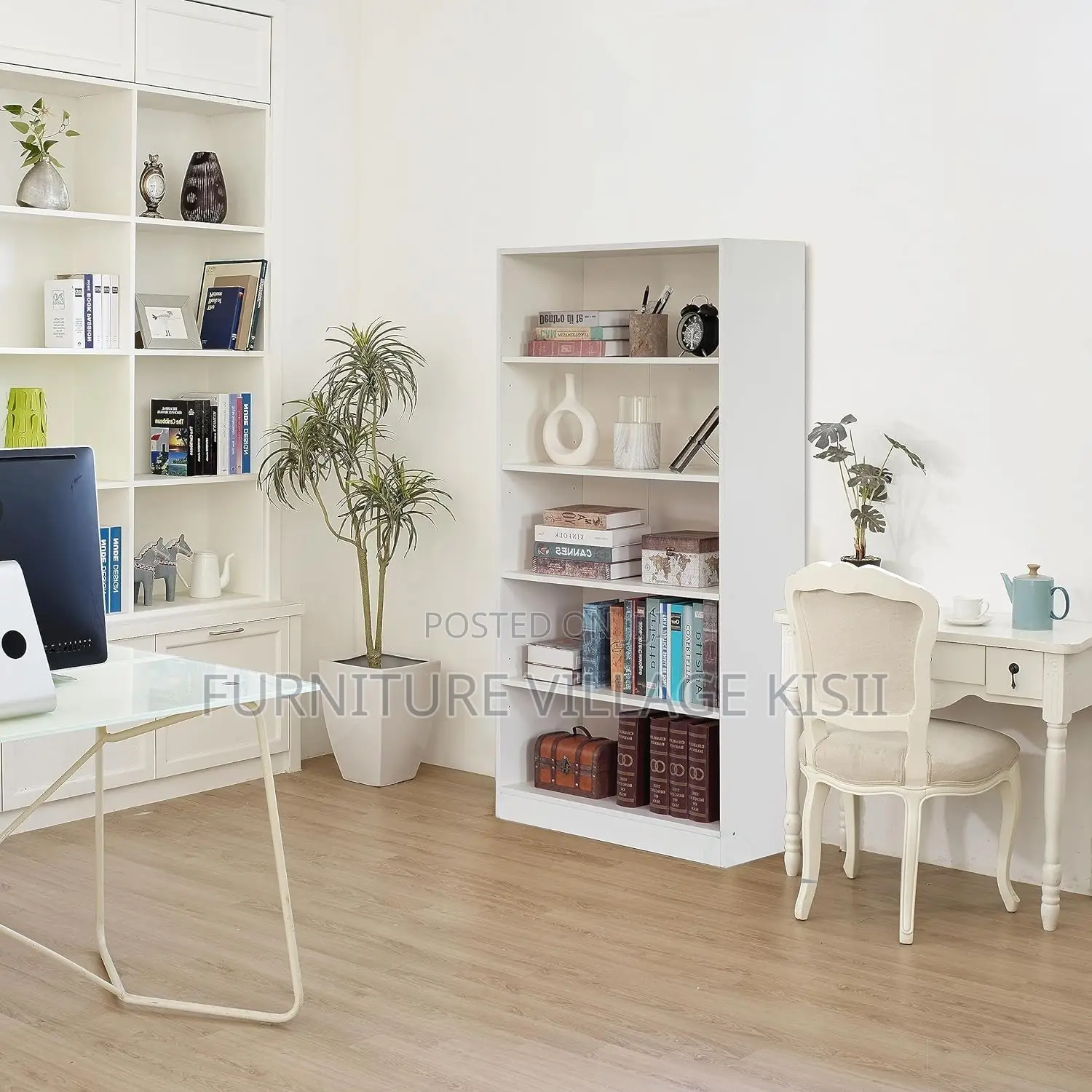 Custom Bookcase 5-Shelf Display