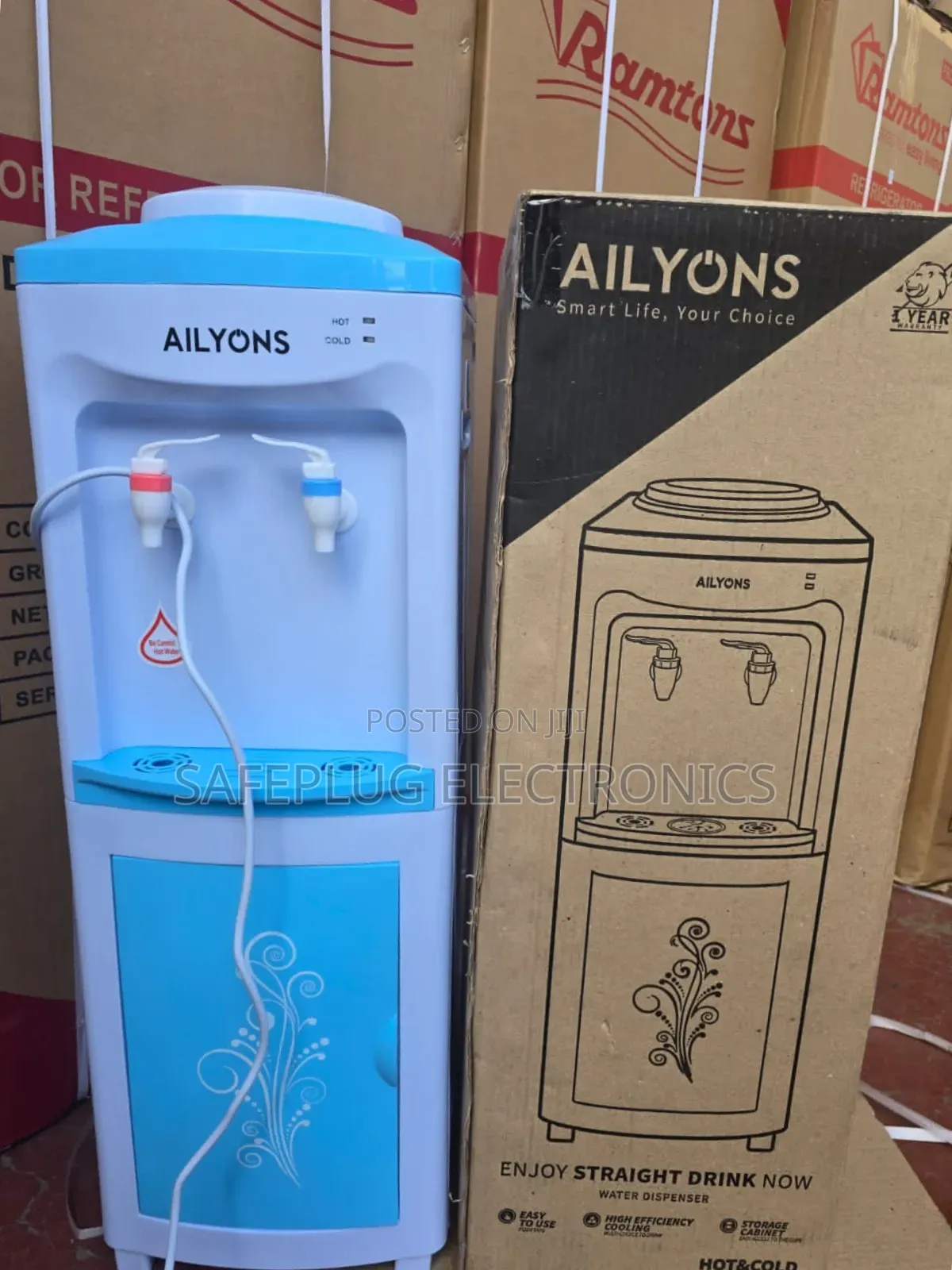 Hot and Normal Standing Water Dispenser (2 Taps)