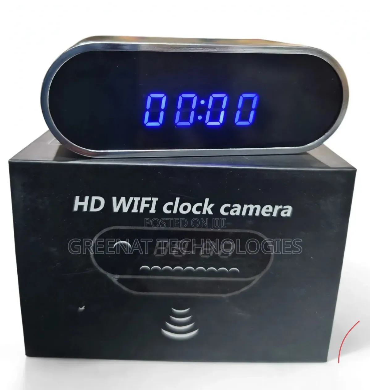 HD WIFI Clock Camera 1080P Digital Clock Security WiFi Video Audio
