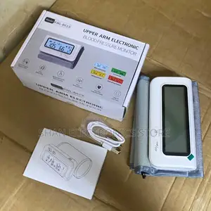 Upper Arm Blood Pressure Monitor With a Large LCD Display