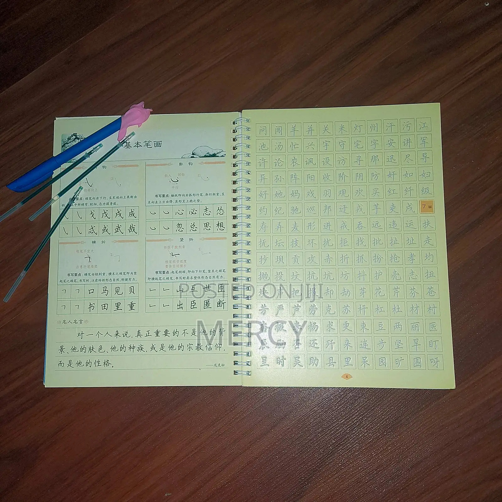 Professional Reusable Chinese Calligraphy/Character Practise Copybook